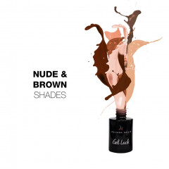 gel lack nude brown shades 6ml