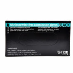 serix nitrilhandschuhe schwarz 100stk.