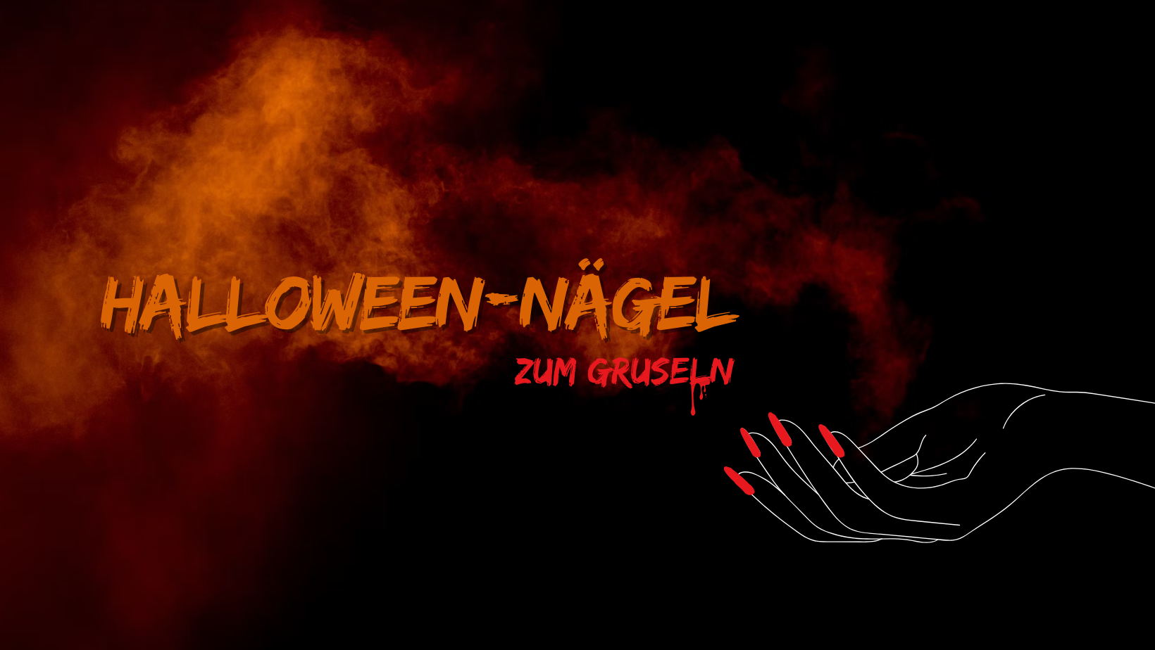 Halloween-Nägel