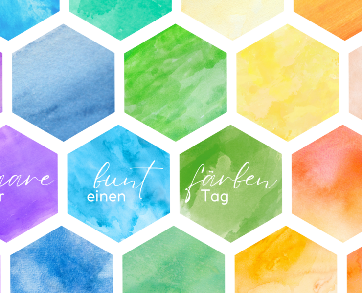 Haare bunt färben